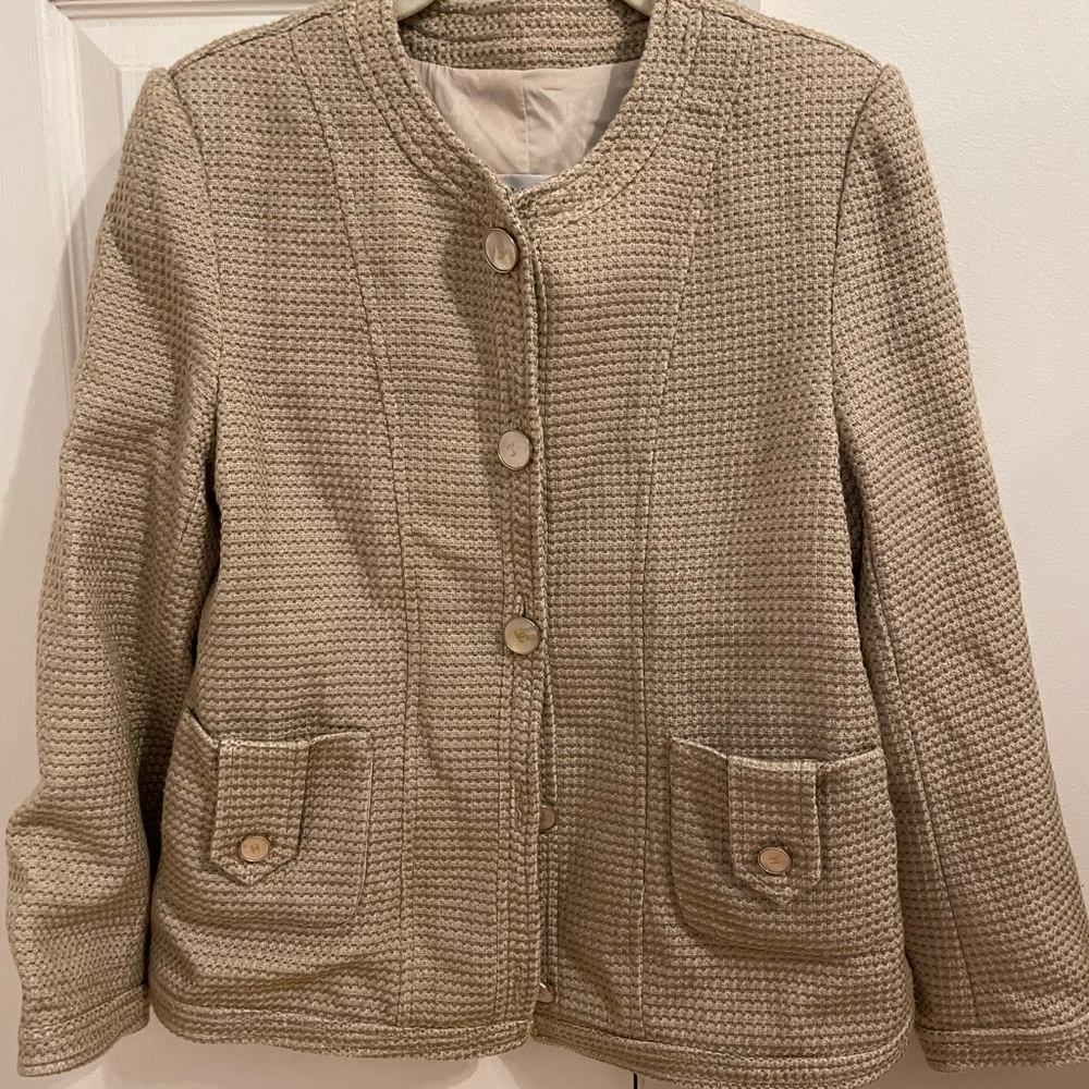 Beige Chanel Sweater